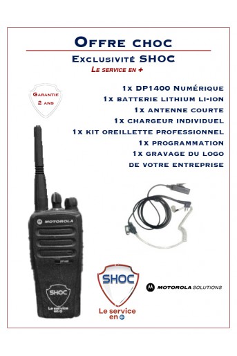 PORTATIF DP1400 MOTOTRBO™ radio numérique 