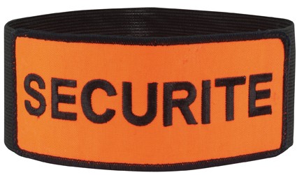 Accessoire sécurité et signalisation X Autohaux Brassard Réfléchissant pour  cyclisme de nuit 4 pcs - 35x4,8cm Orange