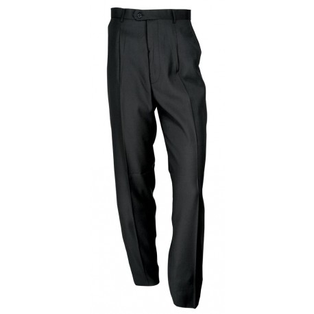 Pantalon à pinces noir