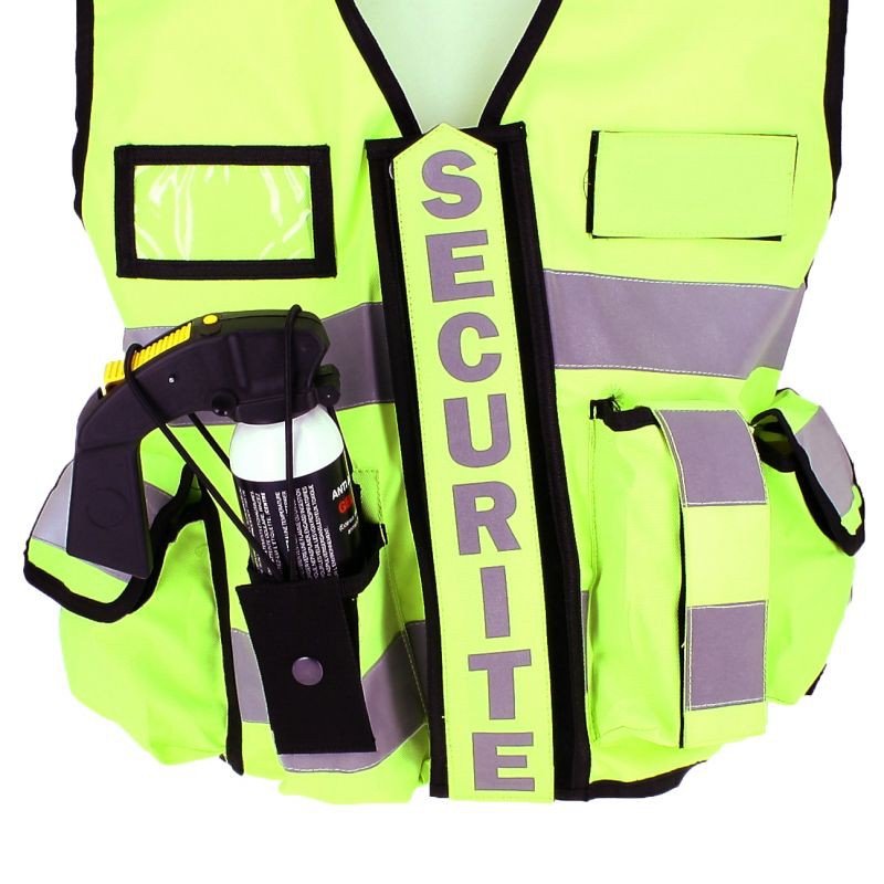 Gilet Tactique Sécurité jaune - SHOC