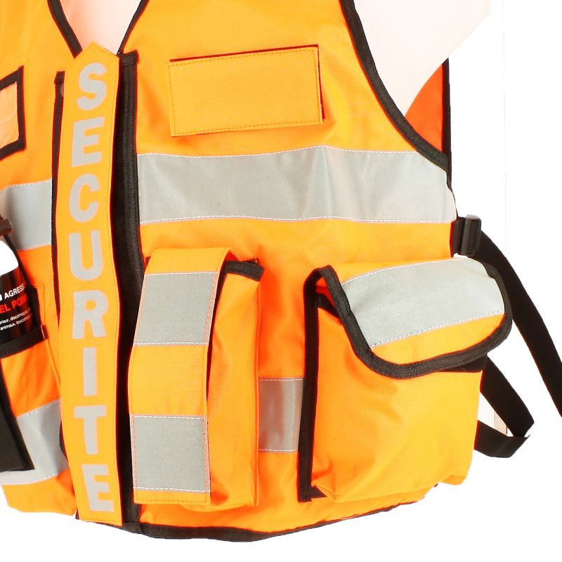 1 GILET ORANGE TU) Gilet de sécurité ORANGE - La Poste