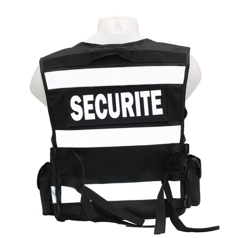 gilet noir securite