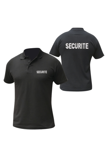 Polo Noir Sécurité
