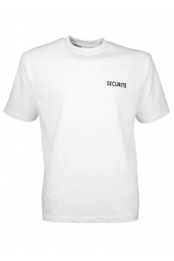 Tee-shirt SECURITE blanc