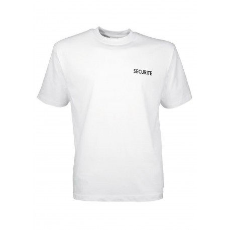 Tee-shirt SECURITE blanc